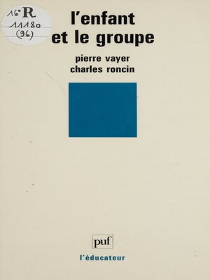 cover image of L'Enfant et le groupe